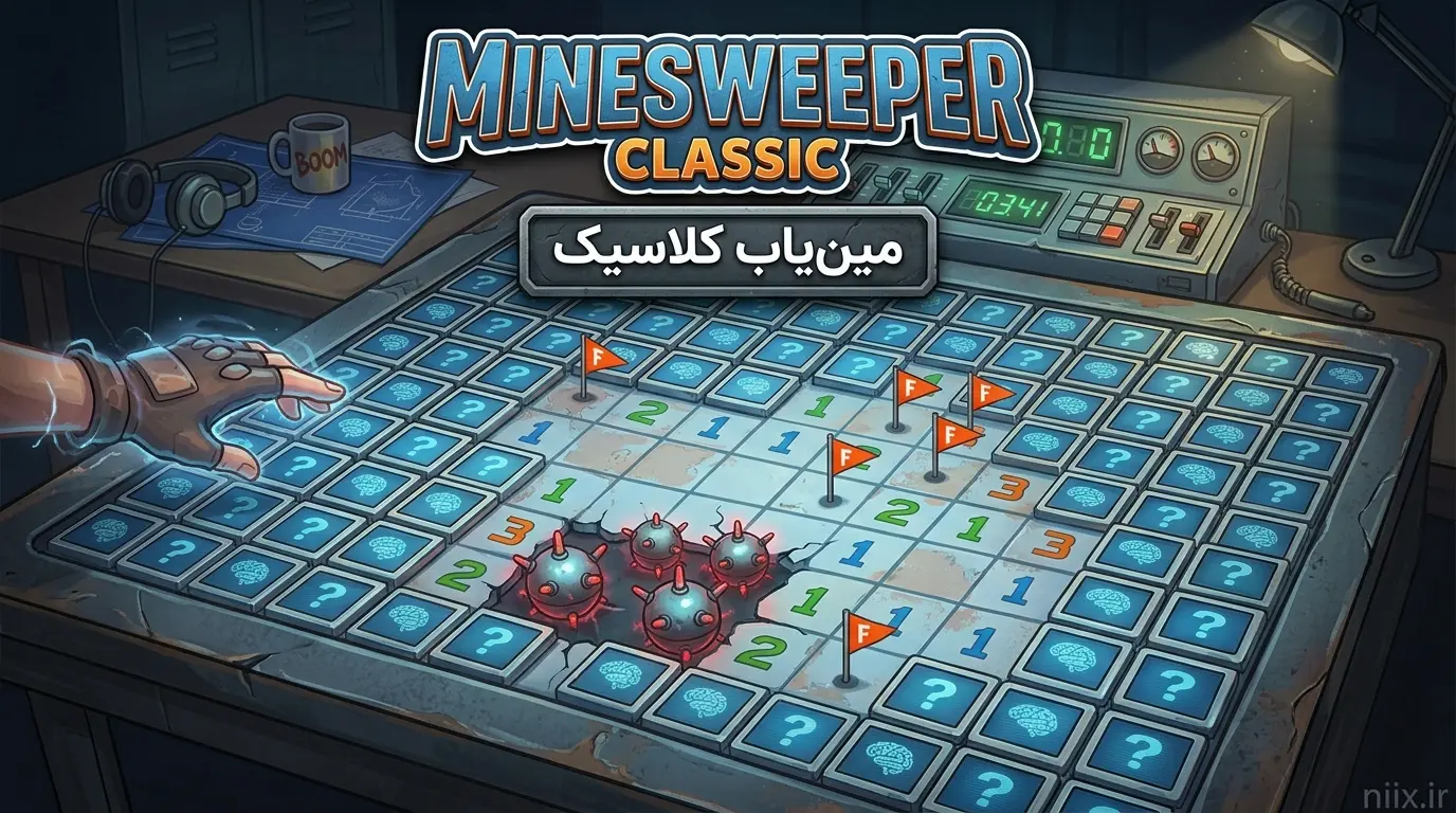 مین‌یاب کلاسیک (Minesweeper)