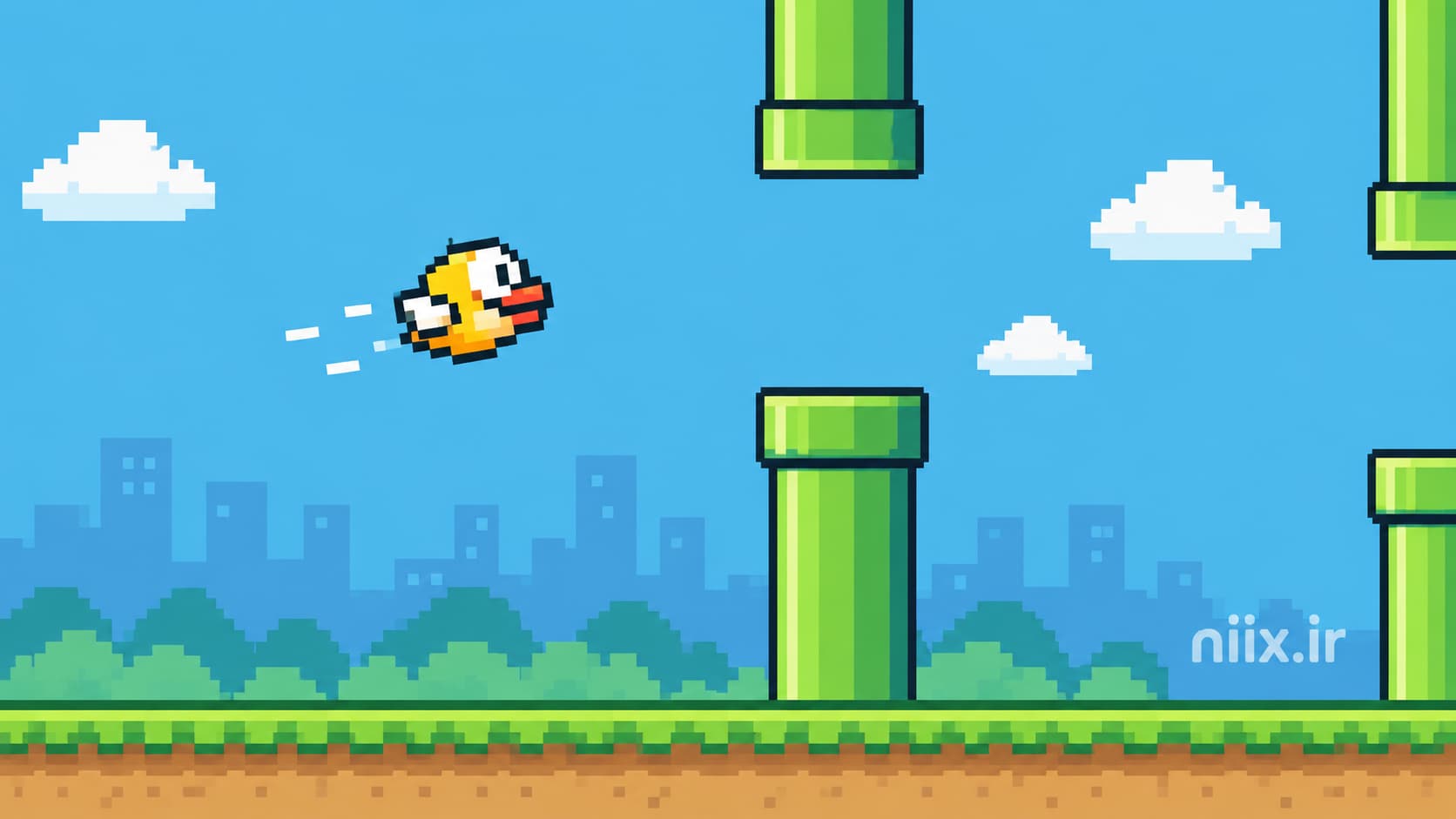پرنده بازیگوش (Clumsy Bird)